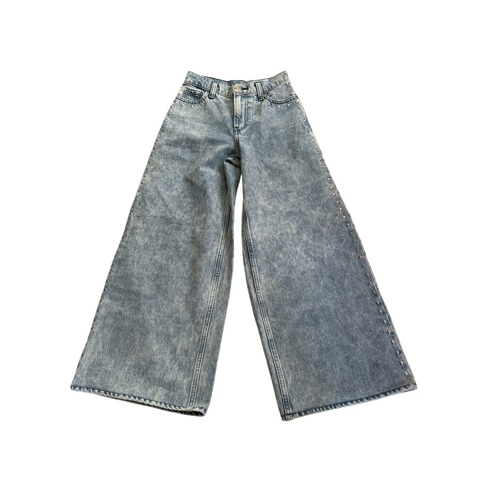 GAP Women's Wide Leg Jeans - Light Blue - Picture 7 of 7